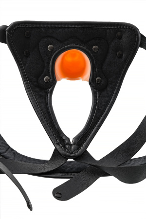 Фаллопротез RealStick Strap-On Oberon, TPE, телесный, 14 см