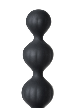 Набор анальных  цепочек  Satisfyer  BEADS, силикон, черный, 27 см