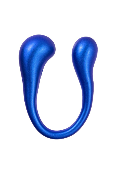 Многофункциональный вибратор L`Eroina APP ETERN с пультом и APP, силикон, синий, 23 см