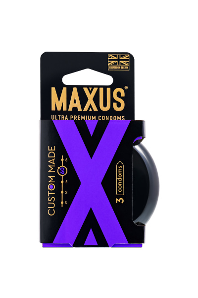 Презервативы Maxus Custom Made 60 гладкие X-Edition, 3 шт