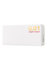 Презервативы Sagami, original 0.01, полиуретан, 17 см, 5,5 см, 20 шт.