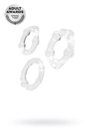 Набор колец TOYFA A-Toys, прозрачные, Ø 2,2